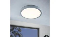 Fueva Plafond Rund 40cm LED 3000K 22W Silver