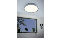 Fueva Plafond Rund 40cm LED 3000K 22W Silver