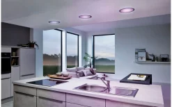 Fueva Spotlight 22,5cm Eglo Connect LED 2700-6500K + RGB 15,6W Nickel