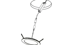 Fueva Spotlight 22,5cm Eglo Connect LED 2700-6500K + RGB 15,6W Nickel