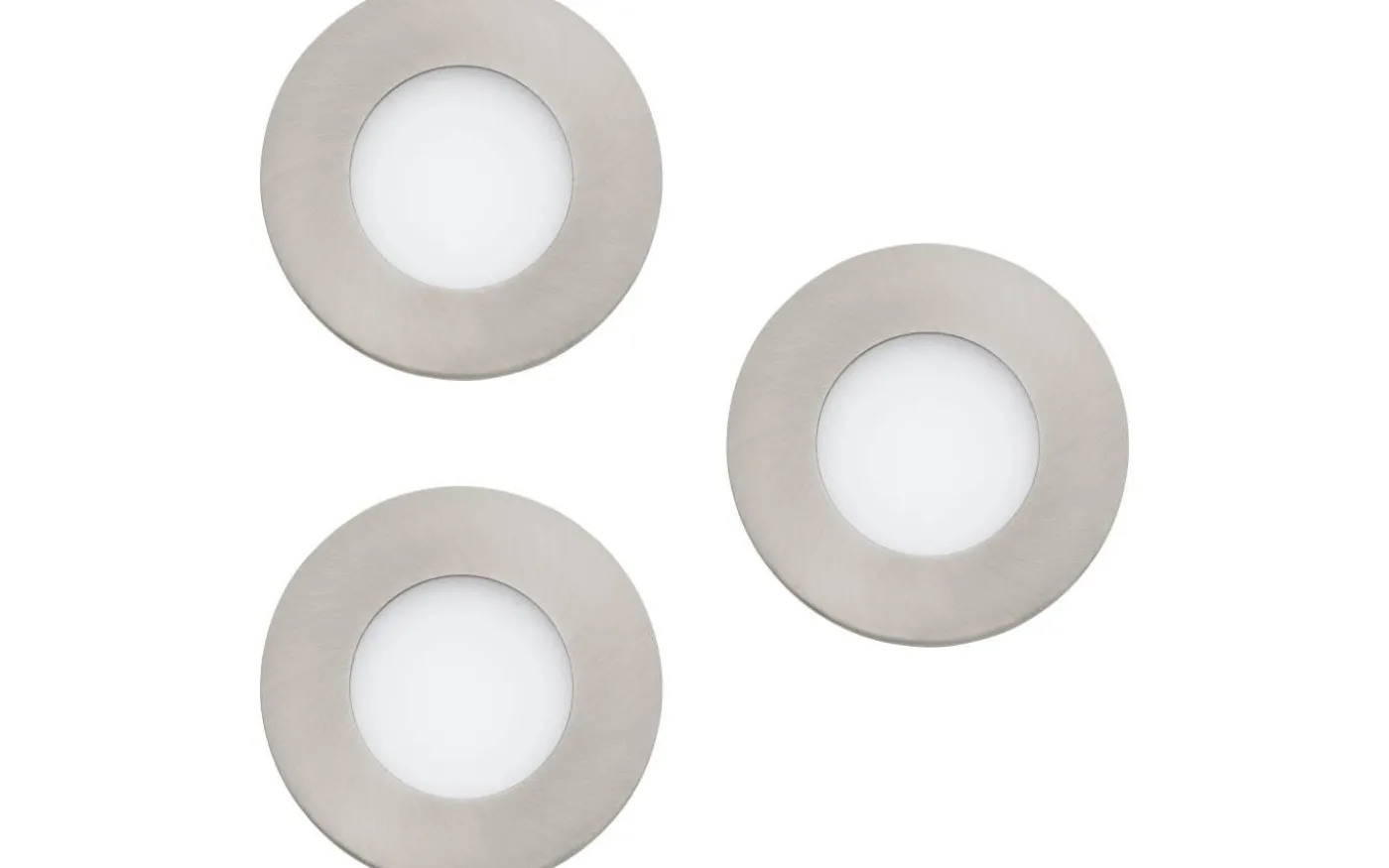 Fueva-C Eglo Connect Spotlight 3-Pack LED RGBW 3x3W Nickel