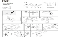 Fueva-C Eglo Connect Spotlight 3-Pack LED RGBW 3x3W Nickel