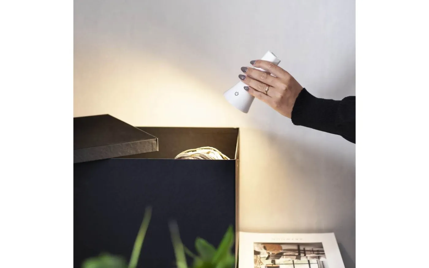 Functional Uppladdningsbar Bordslampa 3-in-1 Vit