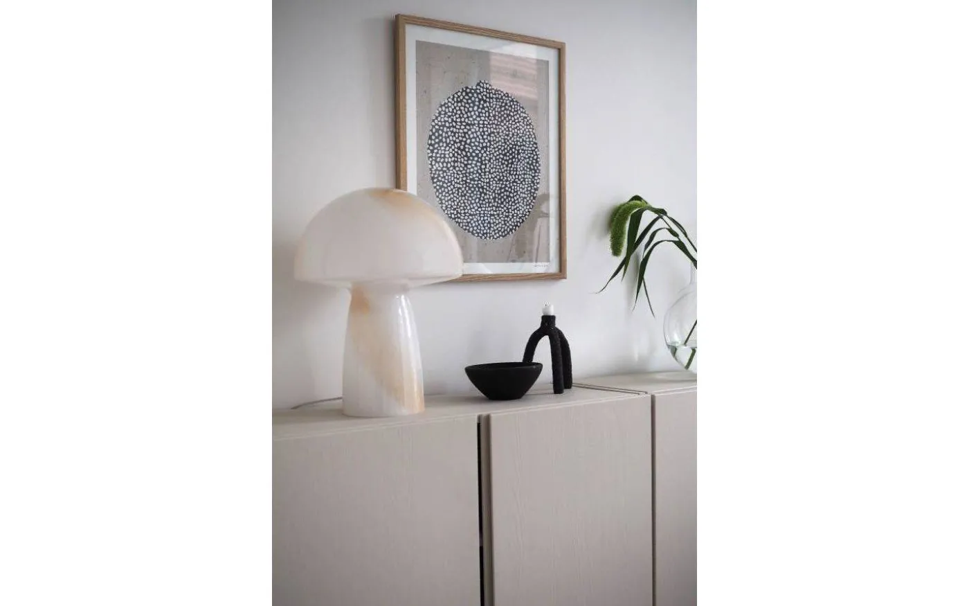 Fungo Bordslampa 42cm Beige