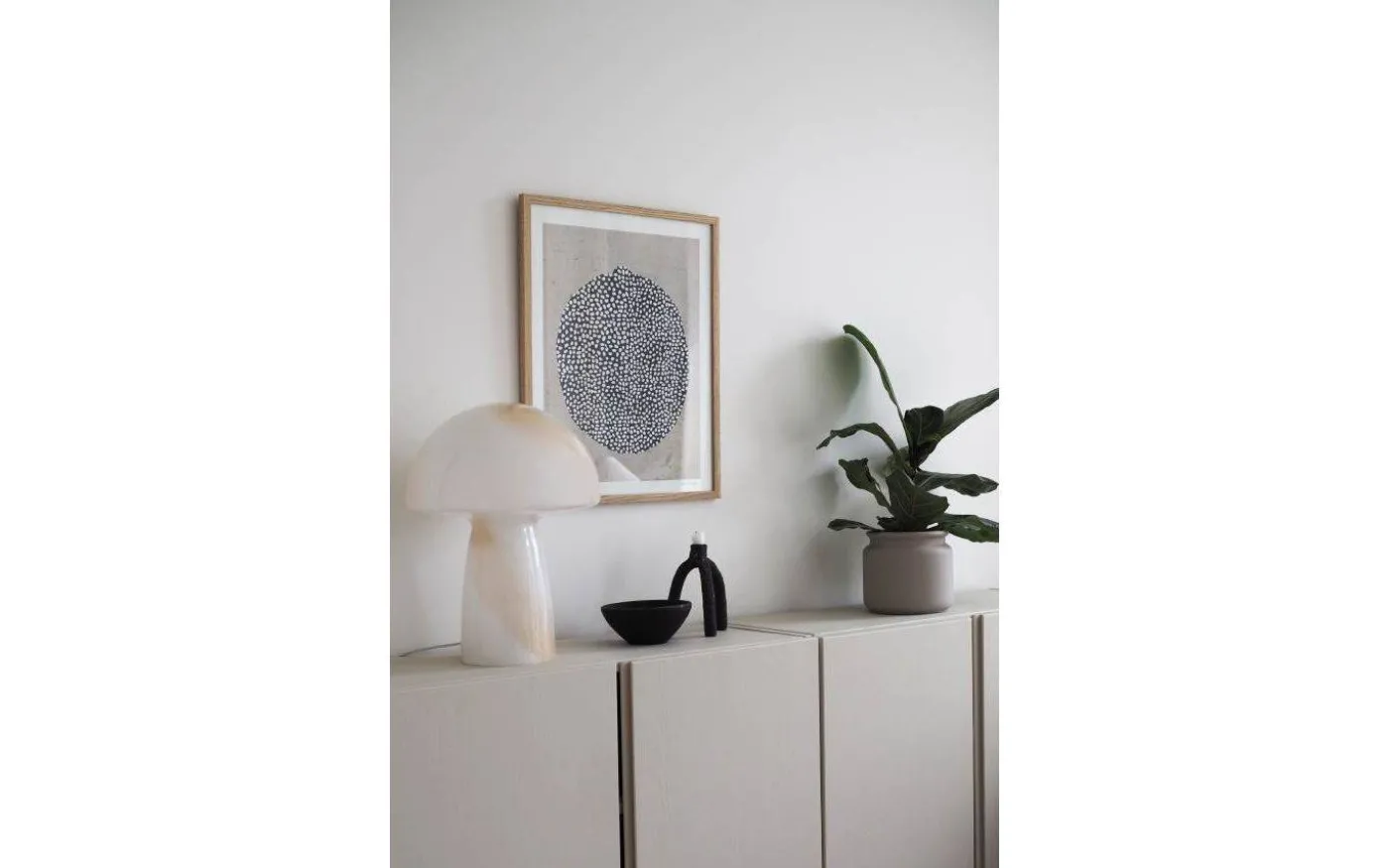 Fungo Bordslampa 42cm Beige