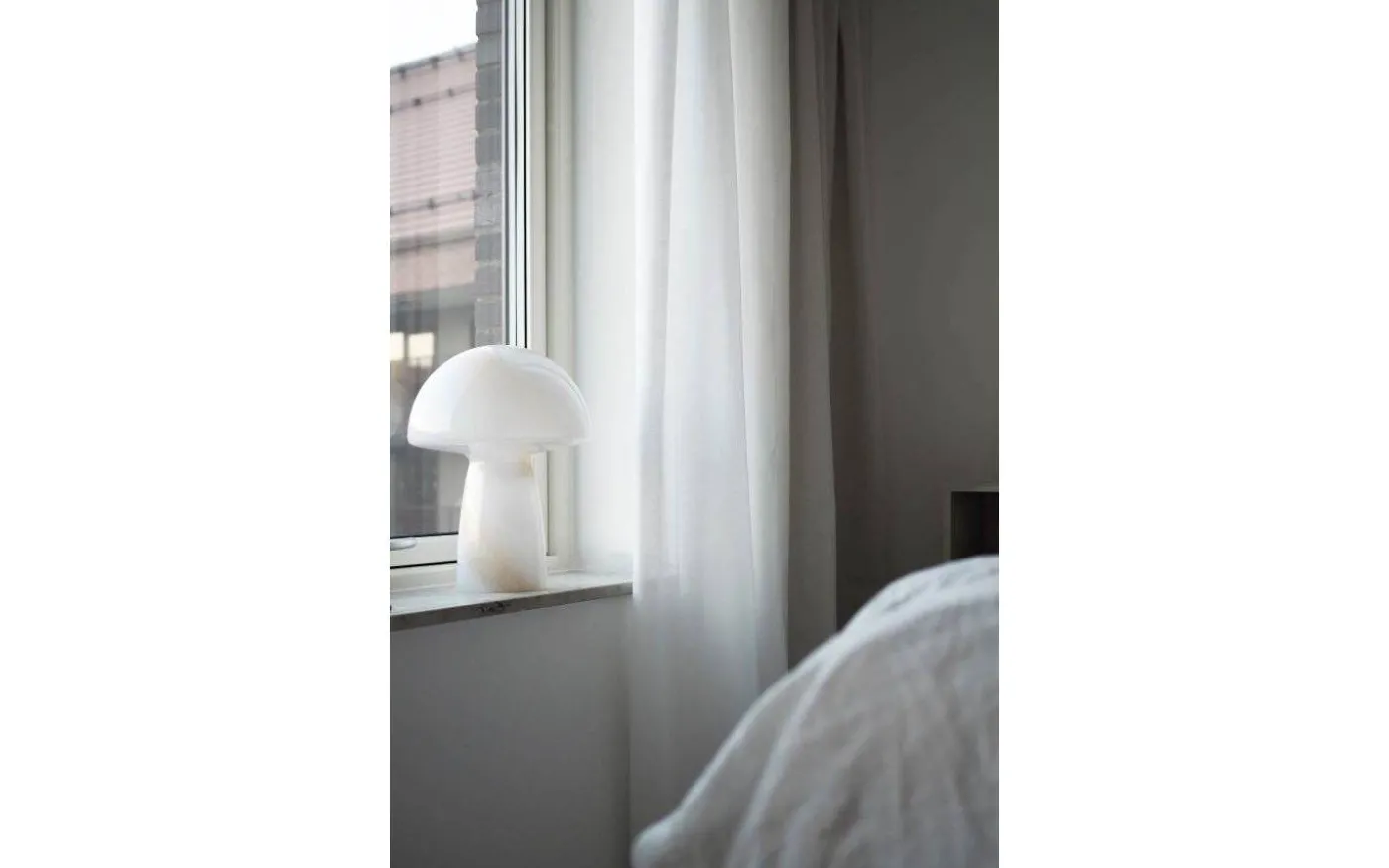 Fungo Bordslampa 42cm Beige