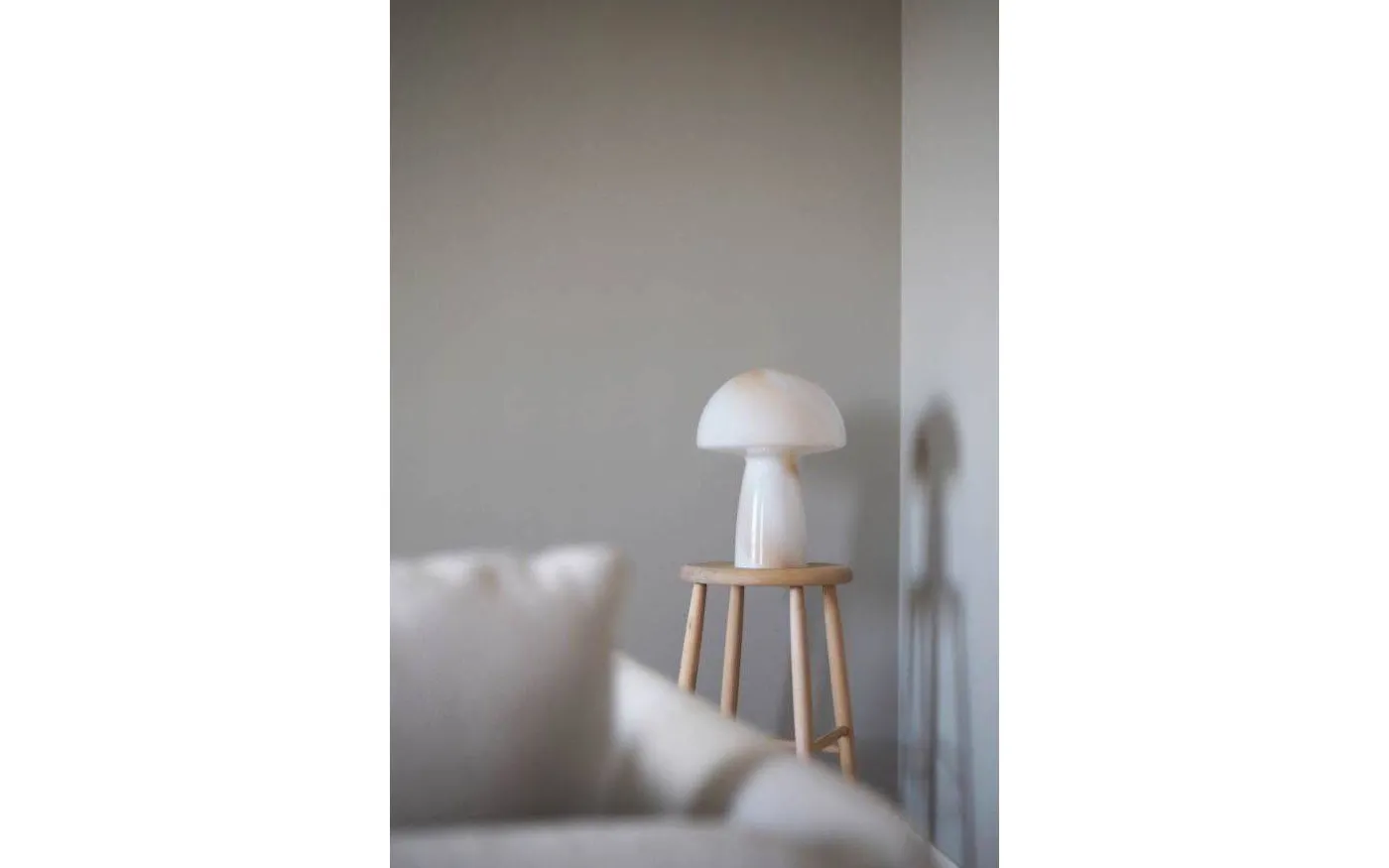 Fungo Bordslampa 42cm Beige