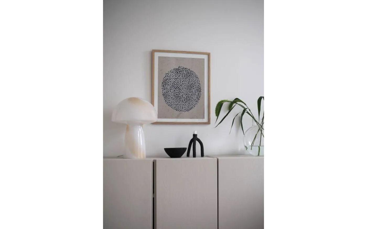 Fungo Bordslampa 42cm Beige