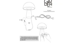 Fungo Bordslampa 42cm Special Edition Grön