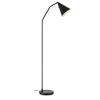 Funil Golvlampa LED 3-Steg-DIM 144cm Svart