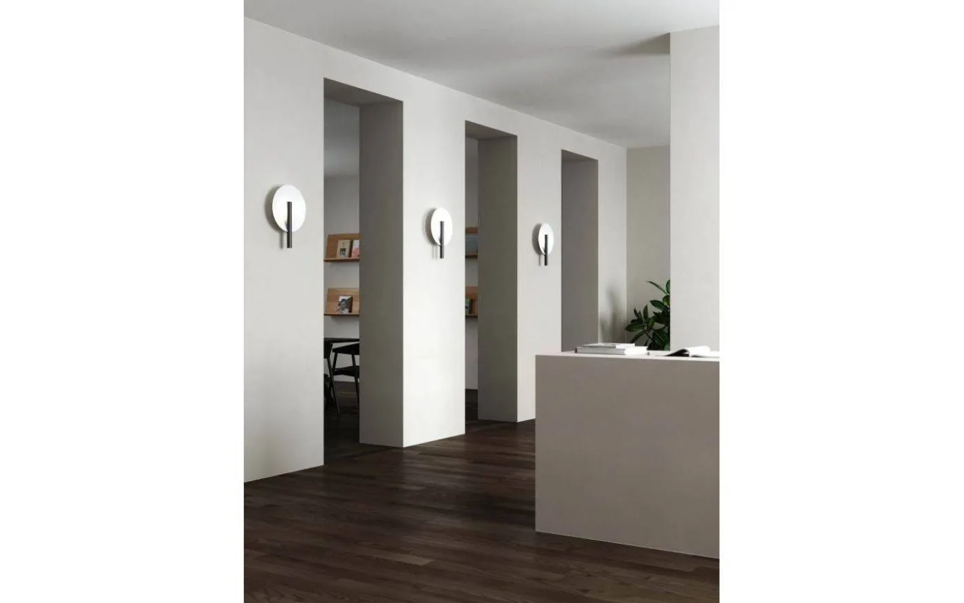 Furiko Vägglampa Svart