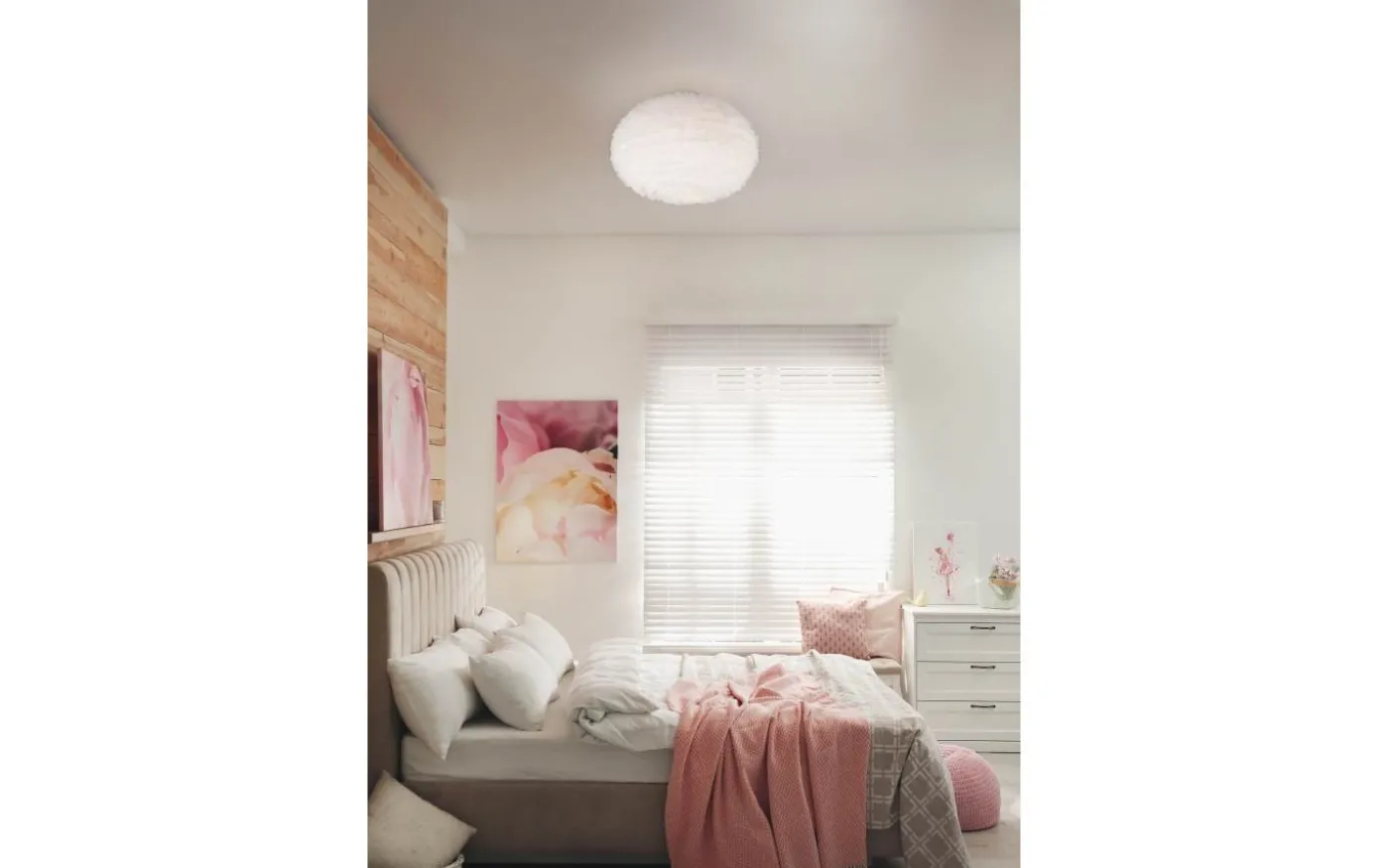 Furry Plafond 2xE27 sandvit