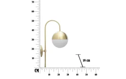 Fusion Vägglampa 51cm Guld