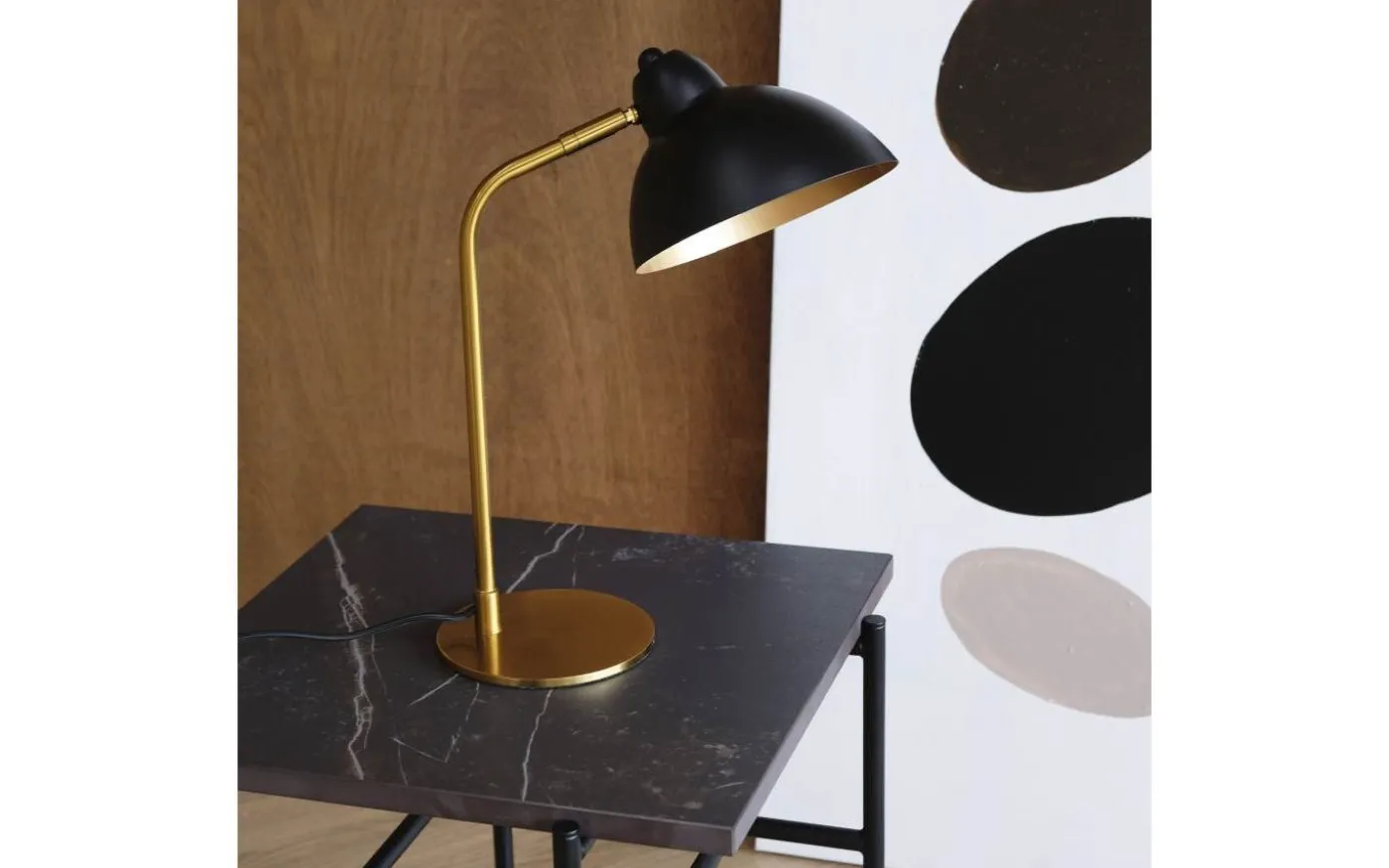 Futura Skrivbordslampa 40cm Svart/Mässing