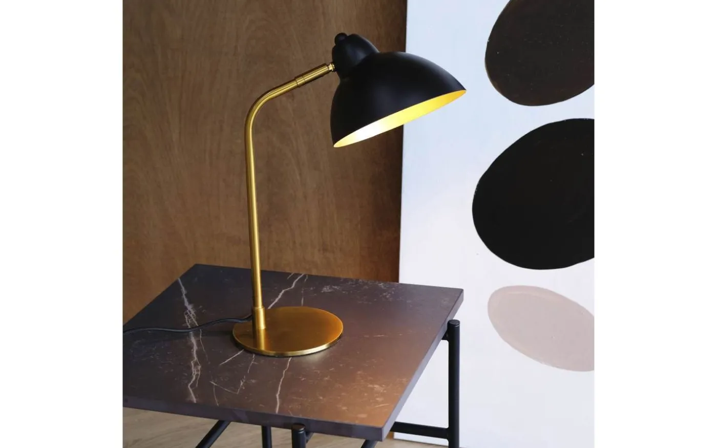 Futura Skrivbordslampa 40cm Svart/Mässing