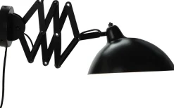Futura Vägglampa Svart med Vikarm