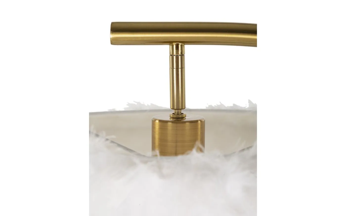 Future Golvlampa Fjädrar 170cm Guld