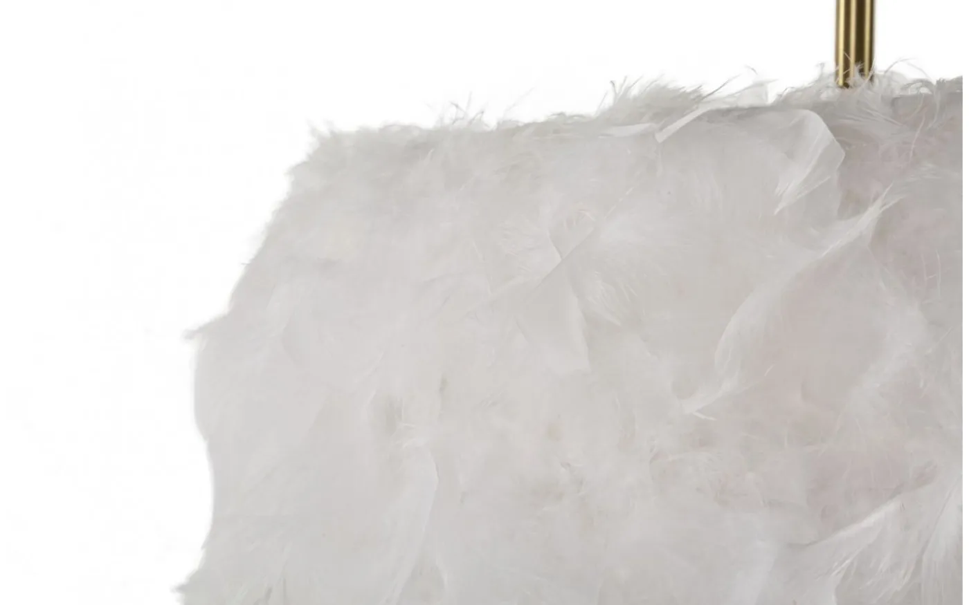Future Golvlampa Fjädrar 170cm Guld
