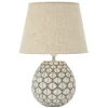 Gala Bordslampa 52cm Vit/Beige