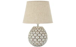Gala Bordslampa 52cm Vit/Beige