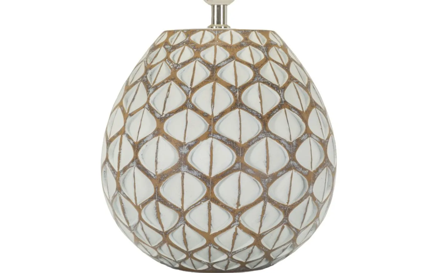 Gala Bordslampa 52cm Vit/Beige