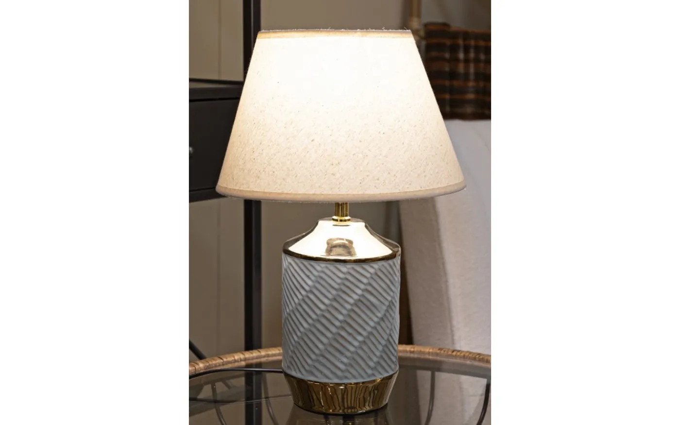 Gamma Bordslampa 47cm Ljusblå