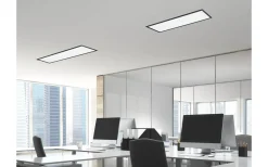 Gamma Plafond LED 80x29cm mattsvart