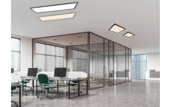 Gamma Plafond LED 119x29cm mattsvart