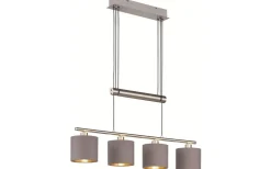 Garda Takpendel 4xE14 borstat stål