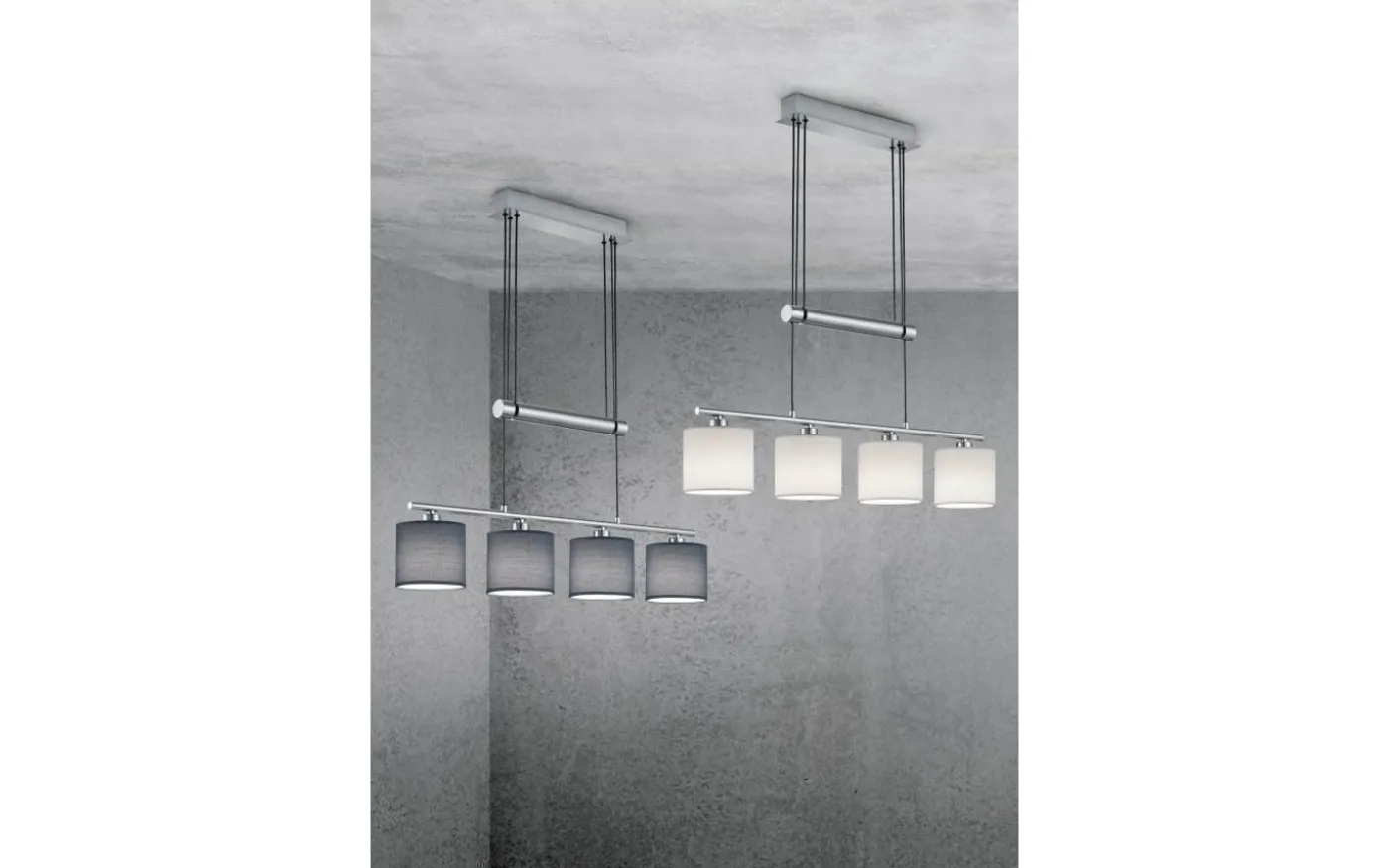 Garda Takpendel 4xE14 grå