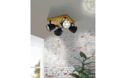 Gatebeck Takspotlight 30cm 4L Trä/Svart