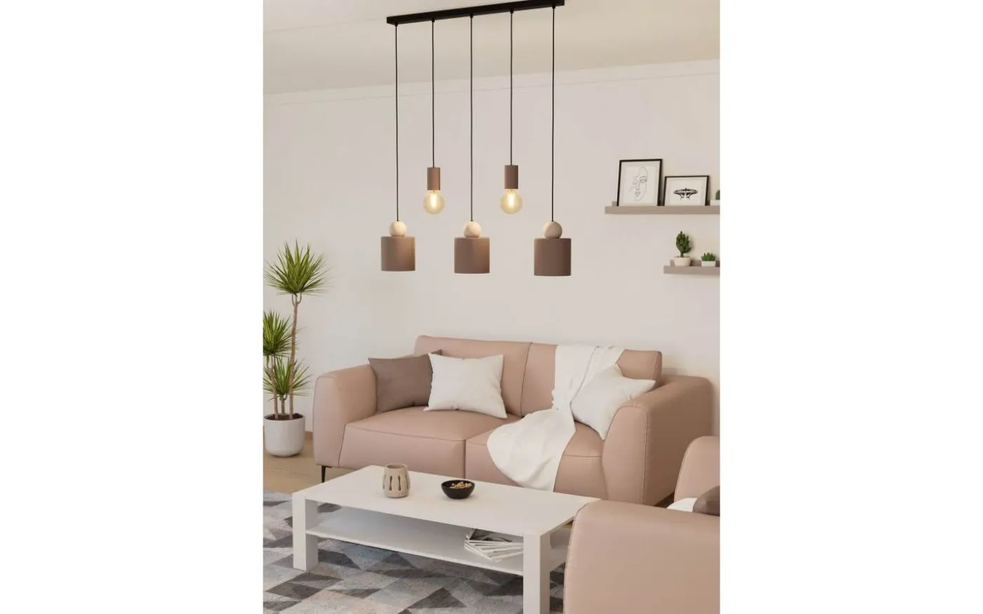 Gazzola Taklampa 51cm Brun