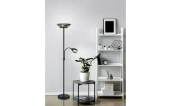 Gerry Golvlampa 2xE27 + E14 mattsvart med läslampa