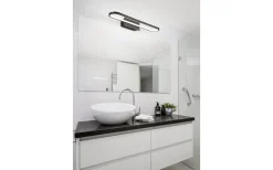 Gianni H2O Vägglampa LED 60cm mattsvart IP44