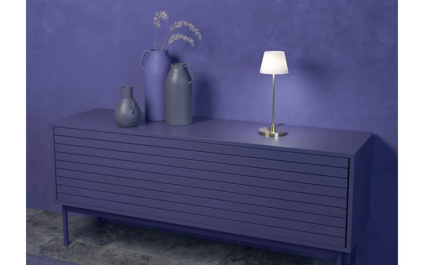 Gil Il Grande Bordslampa 40cm Satin Mässing