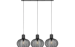 Gila Takpendel 3-delad E27 mattsvart