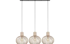 Gila Takpendel 3-delad E27 sand