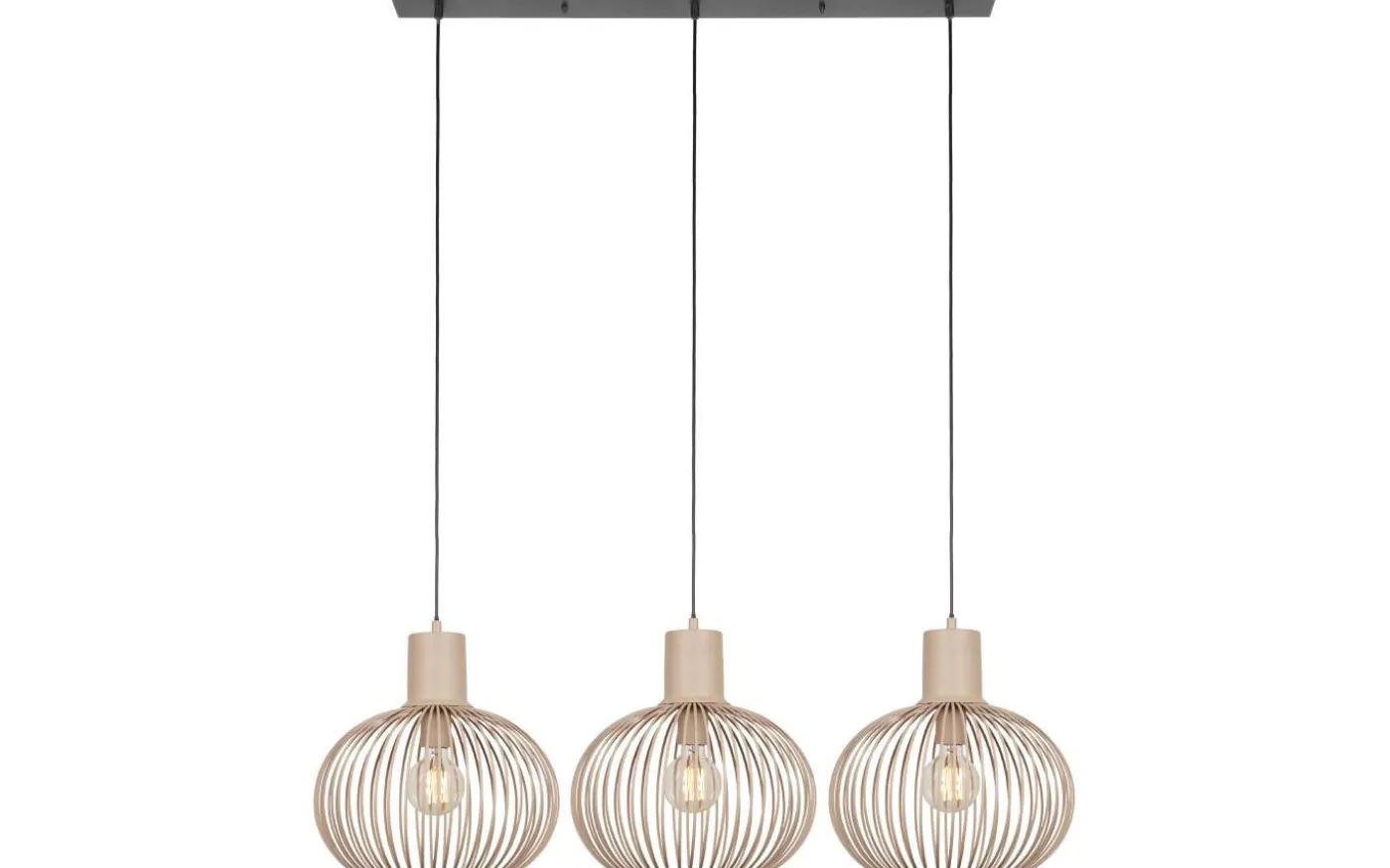 Gila Takpendel 3-delad E27 sand