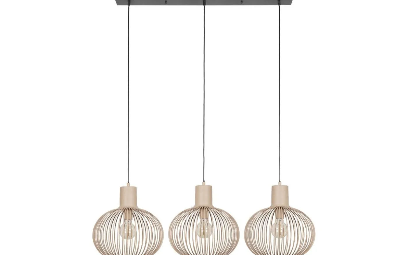 Gila Takpendel 3-delad E27 sand