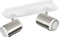 Gillan Spotlight 2-delad GU10 borstad stål