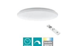Giron Plafond 57cm LED 3000-5000K 36W Kristall med Fjärrkontroll Vit