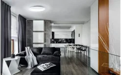 Giron Plafond 57cm LED 3000-5000K 36W Kristall med Fjärrkontroll Vit