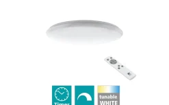 Giron Plafond 76cm LED 3000-5000K 54,5W Kristall med Fjärrkontroll Vit