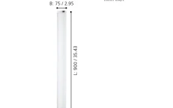 Gita Vägglampa 90cm LED 4000K 8,3/16W Krom IP44