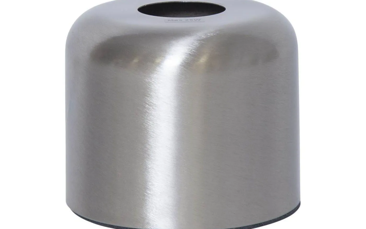 Glans Bordslampa 10cm Borstat Stål