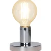 Glans Bordslampa 8,5cm E27 Krom
