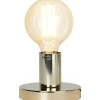 Glans Bordslampa 8,5cm E27 Mässing