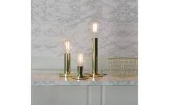 Glans Bordslampa 8,5cm E27 Mässing