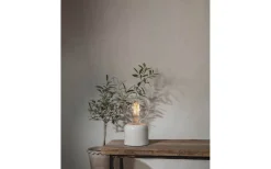 Glans Bordslampa 10cm Vit