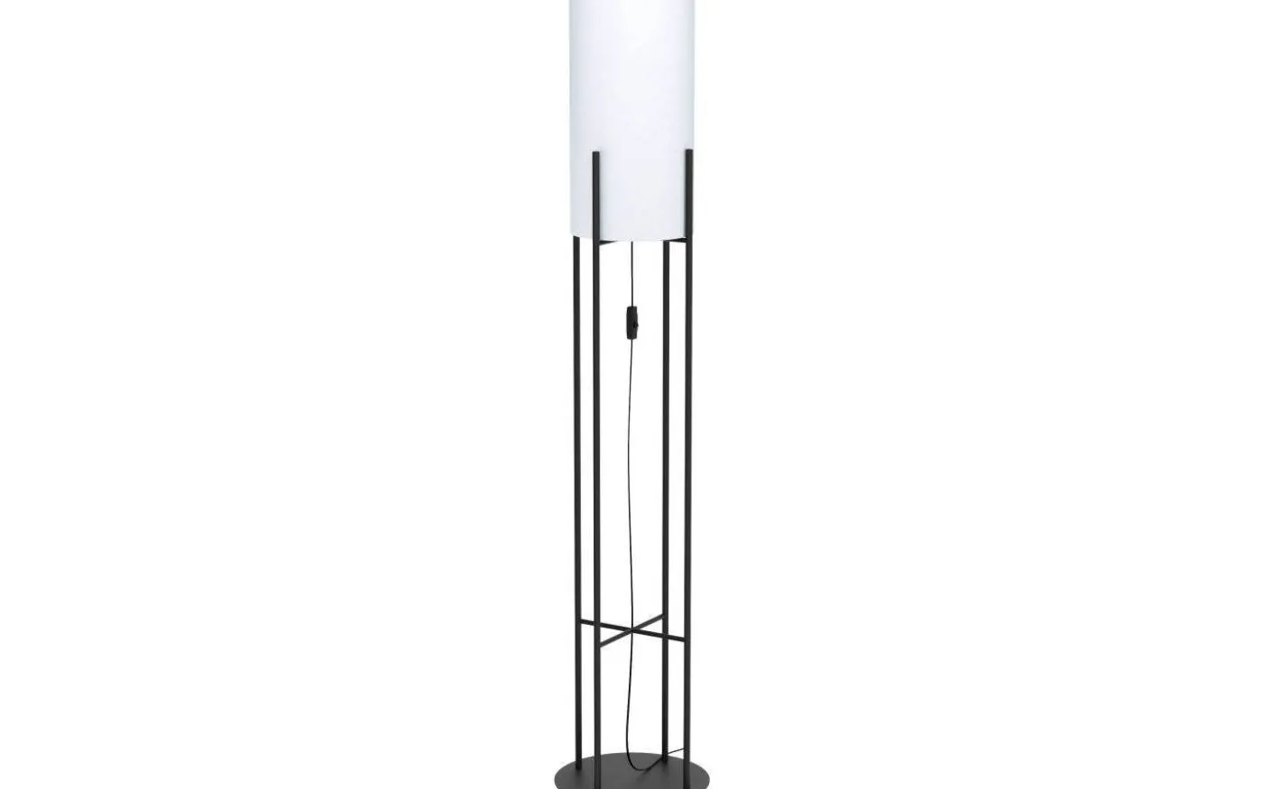 Glastonbury Golvlampa 151cm Svart/Vit